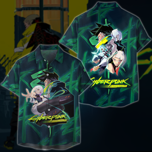 Cyberpunk: Edgerunners Video Game 3D All Over Print T-shirt Tank Top Zip Hoodie Pullover Hoodie Hawaiian Shirt Beach Shorts Jogger Hawaiian Shirt S 
