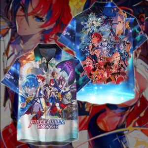 Fire Emblem Engage Video Game 3D All Over Printed T-shirt Tank Top Zip Hoodie Pullover Hoodie Hawaiian Shirt Beach Shorts Jogger Hawaiian Shirt S 