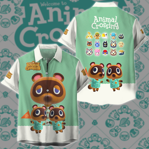 Animal Crossing Video Game 3D All Over Printed T-shirt Tank Top Zip Hoodie Pullover Hoodie Hawaiian Shirt Beach Shorts Jogger Hawaiian Shirt S 