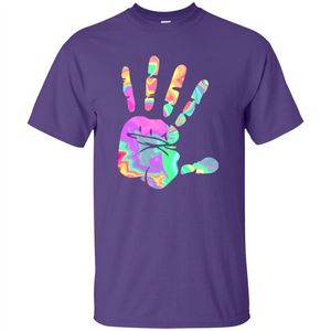 Hand Print Watercolor T-shirt