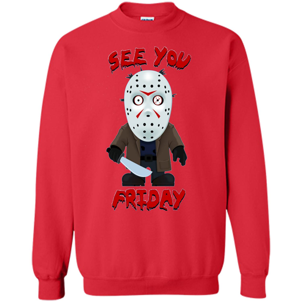 Friday The 12th T-shirt See You Friday Red