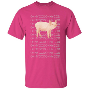 Oh My God Pig T-shirt Cute Pig T-shirt