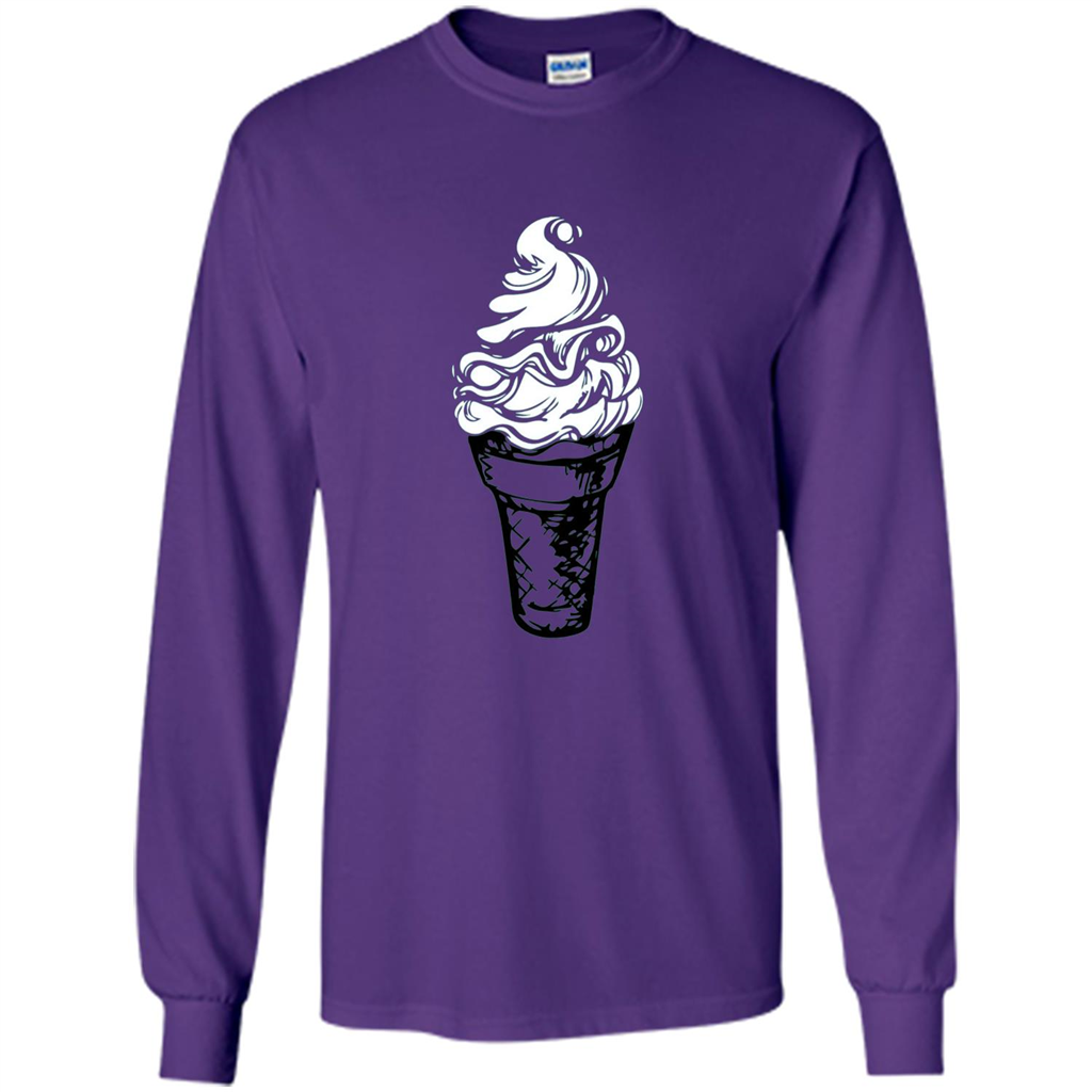 Ice Cream Day T-Shirts Ice Cream Lovers Purple