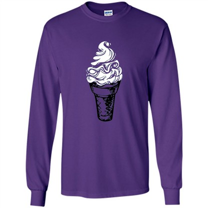 Ice Cream Day T-Shirts Ice Cream Lovers Purple
