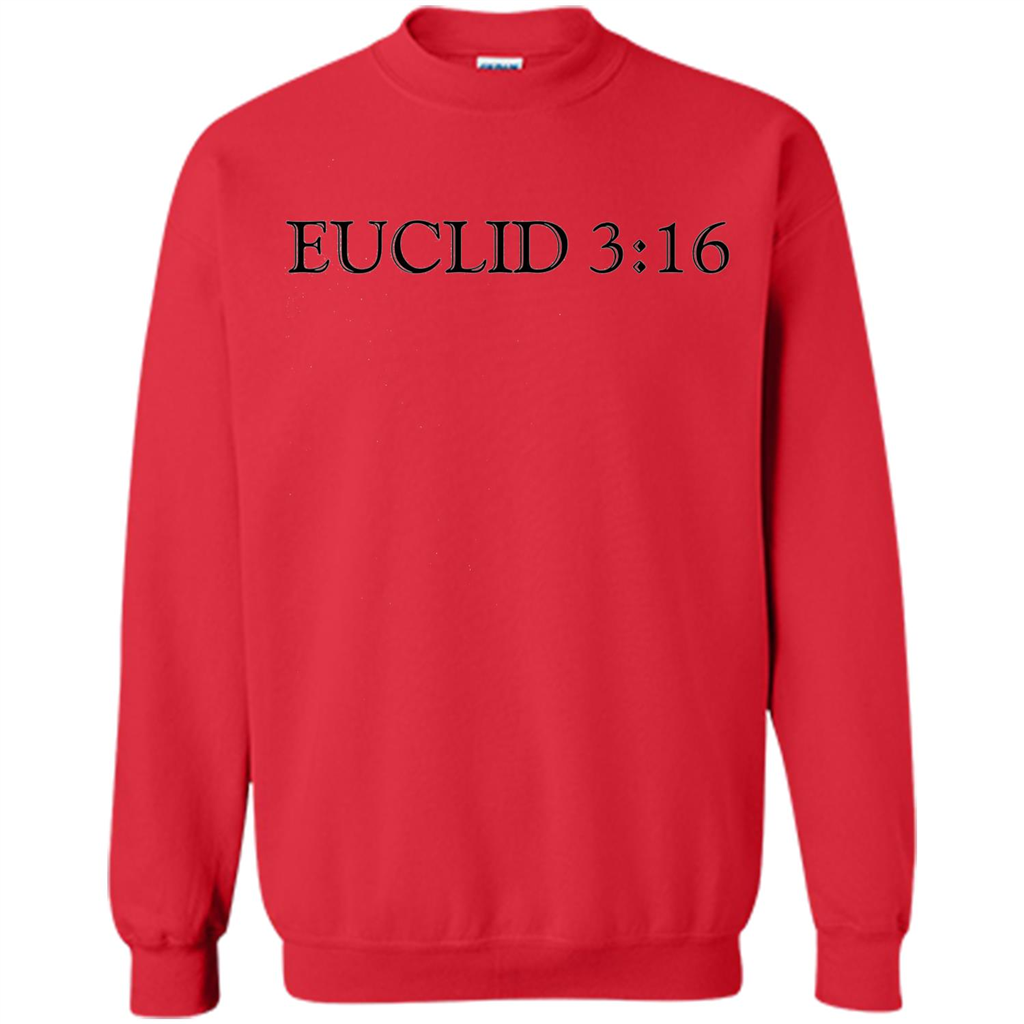 Euclid 3:16 T-shirt Red