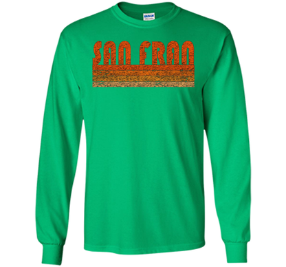 Vintage Retro San Francisco T-Shirt cool shirt Irish Green
