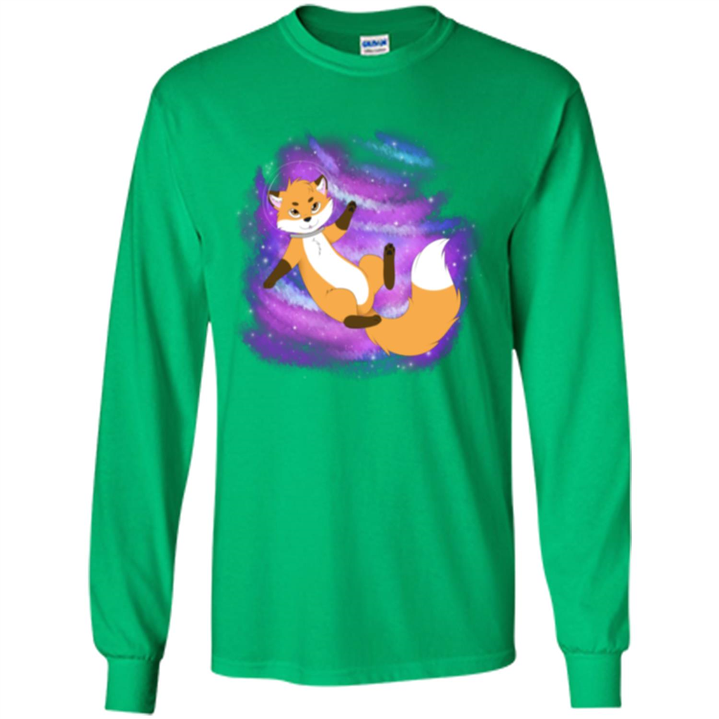 Space Fox T-shirt Irish Green