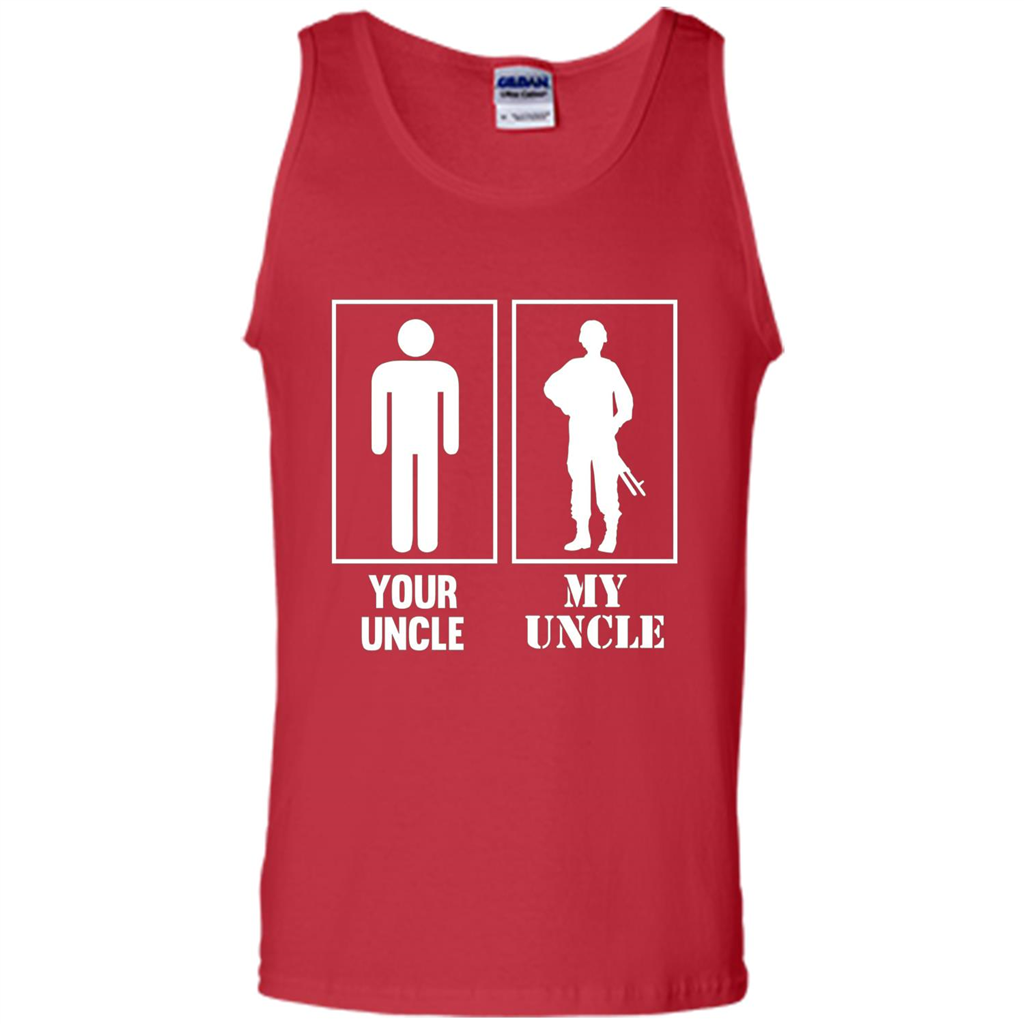 Your Uncle My Uncle Military Proud Army Navy Air Force T-shirt Red