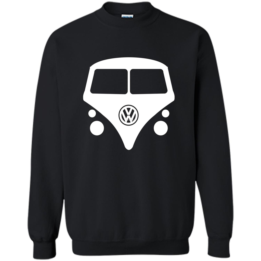 Car Lover T-shirt Split Window Kombi T-shirt Black