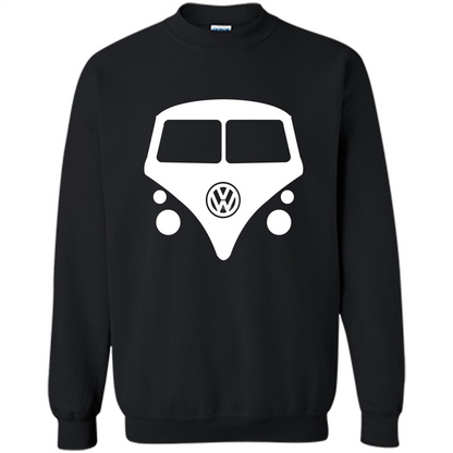 Car Lover T-shirt Split Window Kombi T-shirt Black