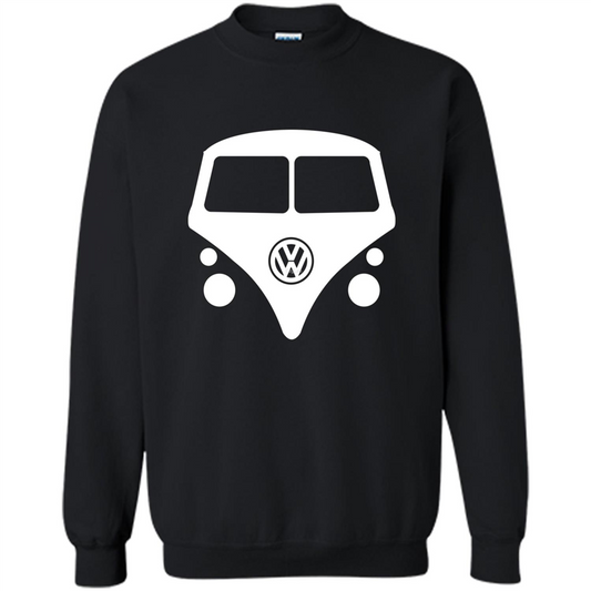 Car Lover T-shirt Split Window Kombi T-shirt Black
