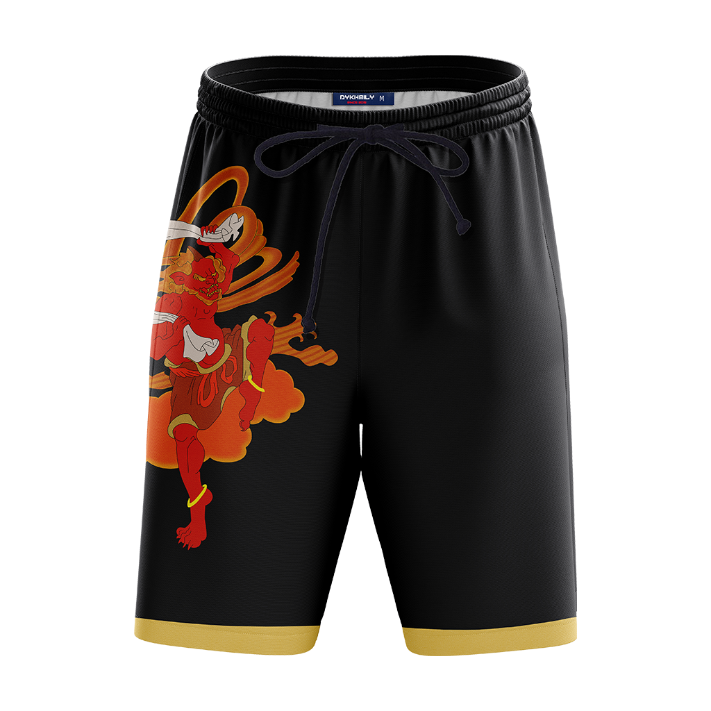 Tekken Heihachi Mishima Cosplay Beach Shorts