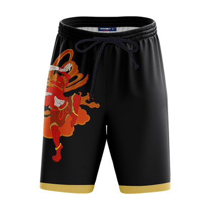 Tekken Heihachi Mishima Cosplay Beach Shorts