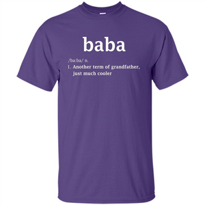 Fathers Day T-shirt Baba Definition