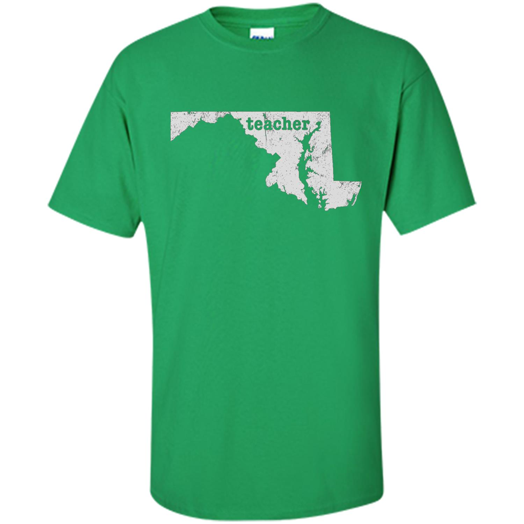 Maryland Teacher Home Style T-Shirt Irish Green
