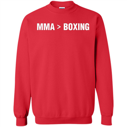 MMA Is Better Than Boxing T-shirt Red
