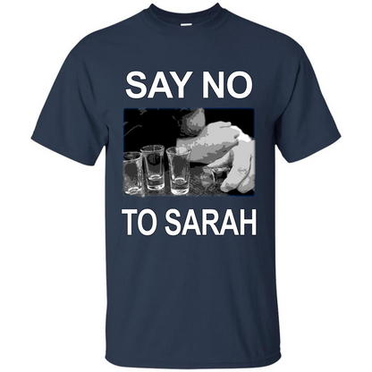 Say No To Sarah T-shirt Navy