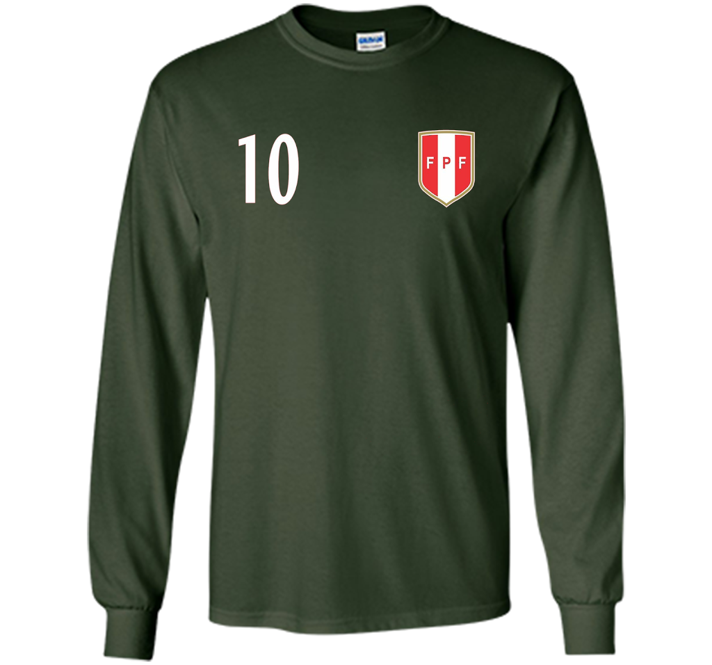Soccer Peru T-shirt Peruvian Team Alternative T-shirt Forest Green