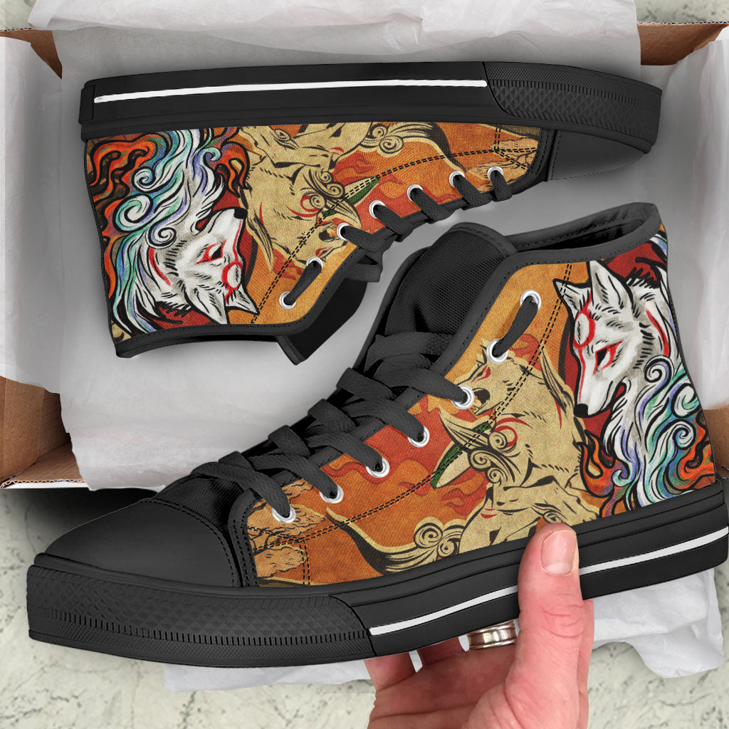 Okami Fox High Top Shoes SIZE 47