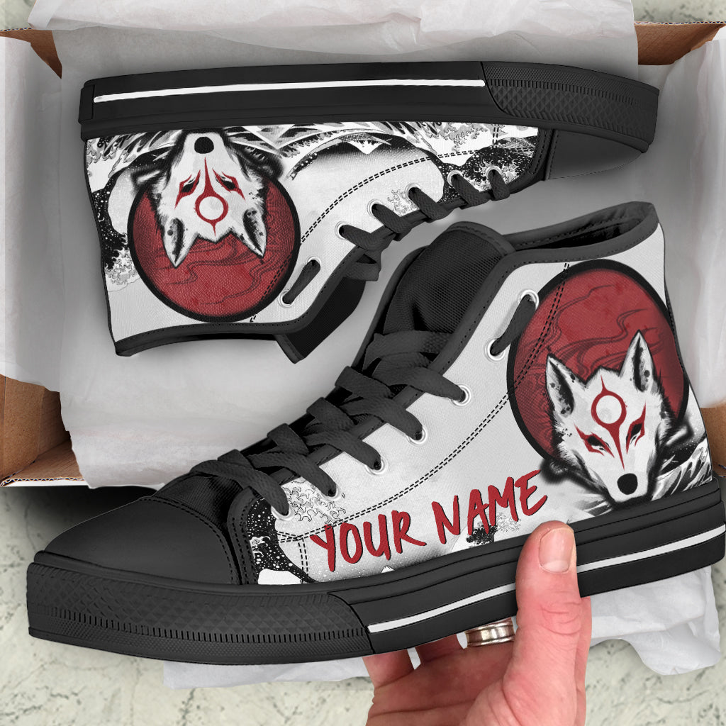 Fox-Customized High Top Shoes