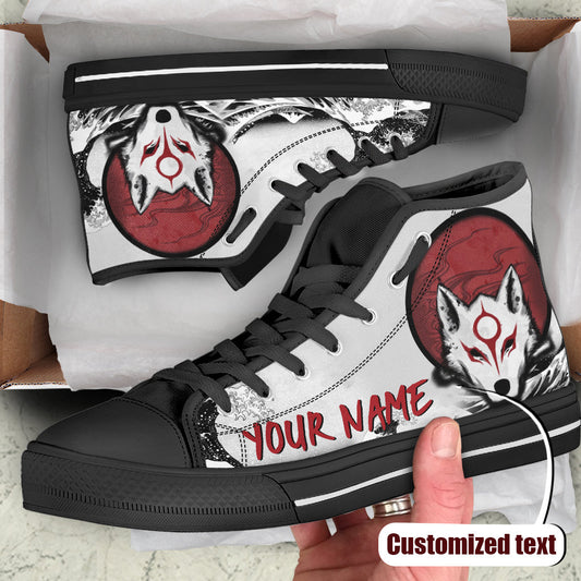 Fox-Customized High Top Shoes SIZE 47