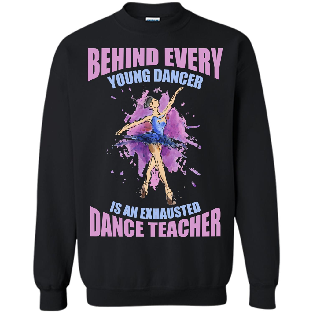 Dancer T-shirt Behind Every Young Dancer Black
