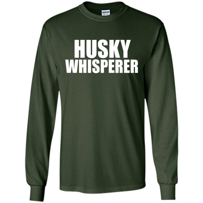 Husky Whisperer T-shirt Forest Green