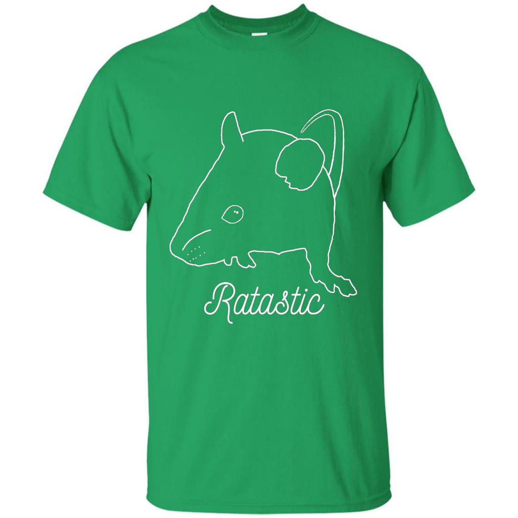 Cute Rat Owners T-shirt Ratastic Irish Green