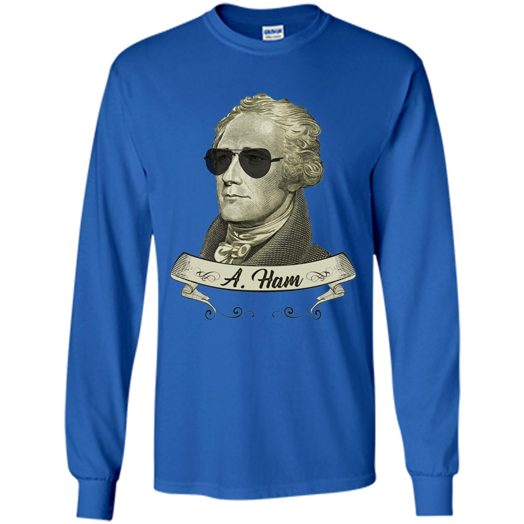 Cool Sunglasses T-shirt Funny Hamilton T-shirt Royal