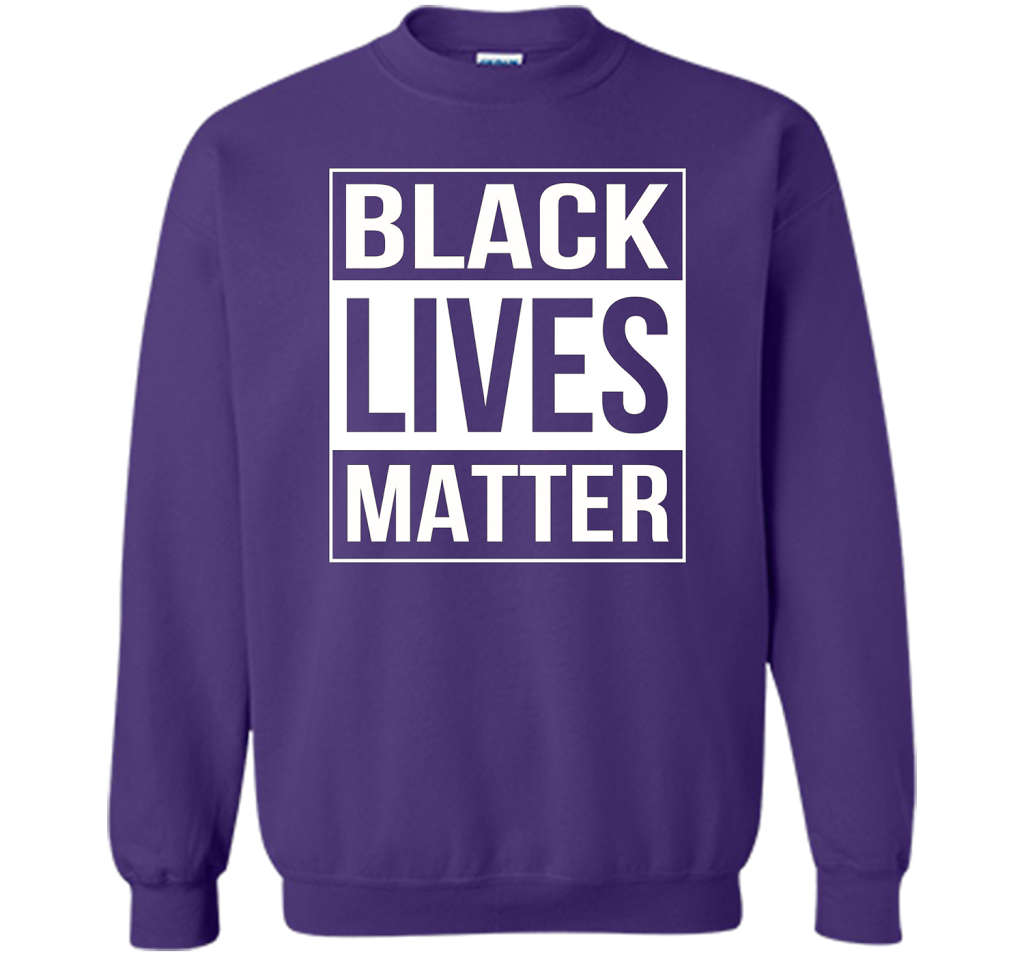 Black Lives Matter Political Protest T-Shirt shirt Purple