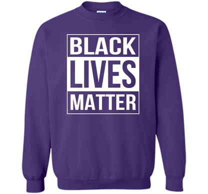 Black Lives Matter Political Protest T-Shirt shirt Purple