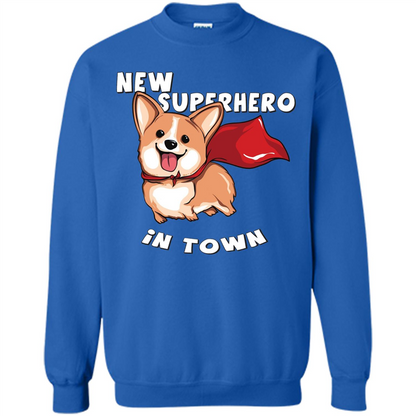 Corgi Doggy T-Shirt New Superhero In Town T-shirt Royal
