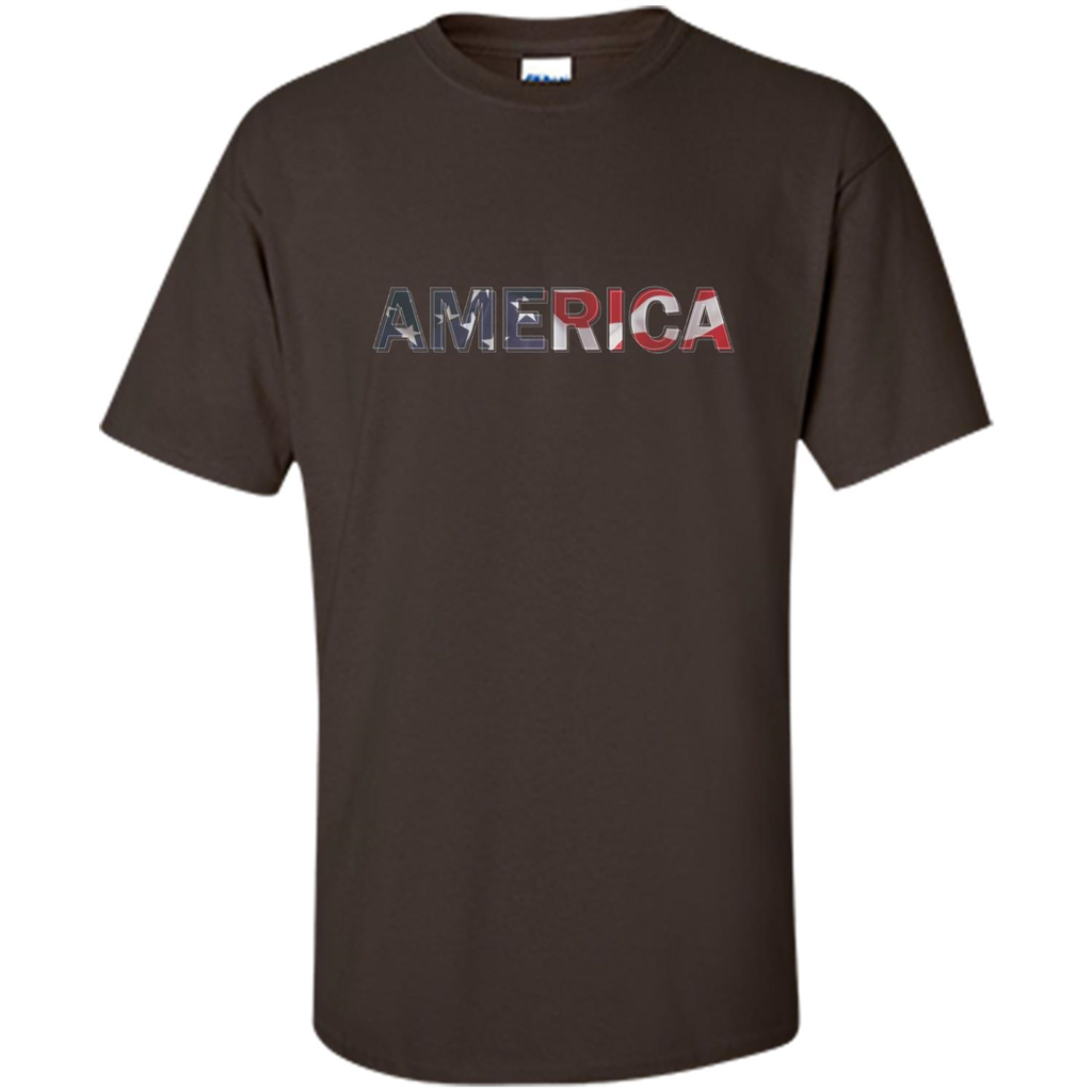 American Patriotism T-shirt Dark Chocolate