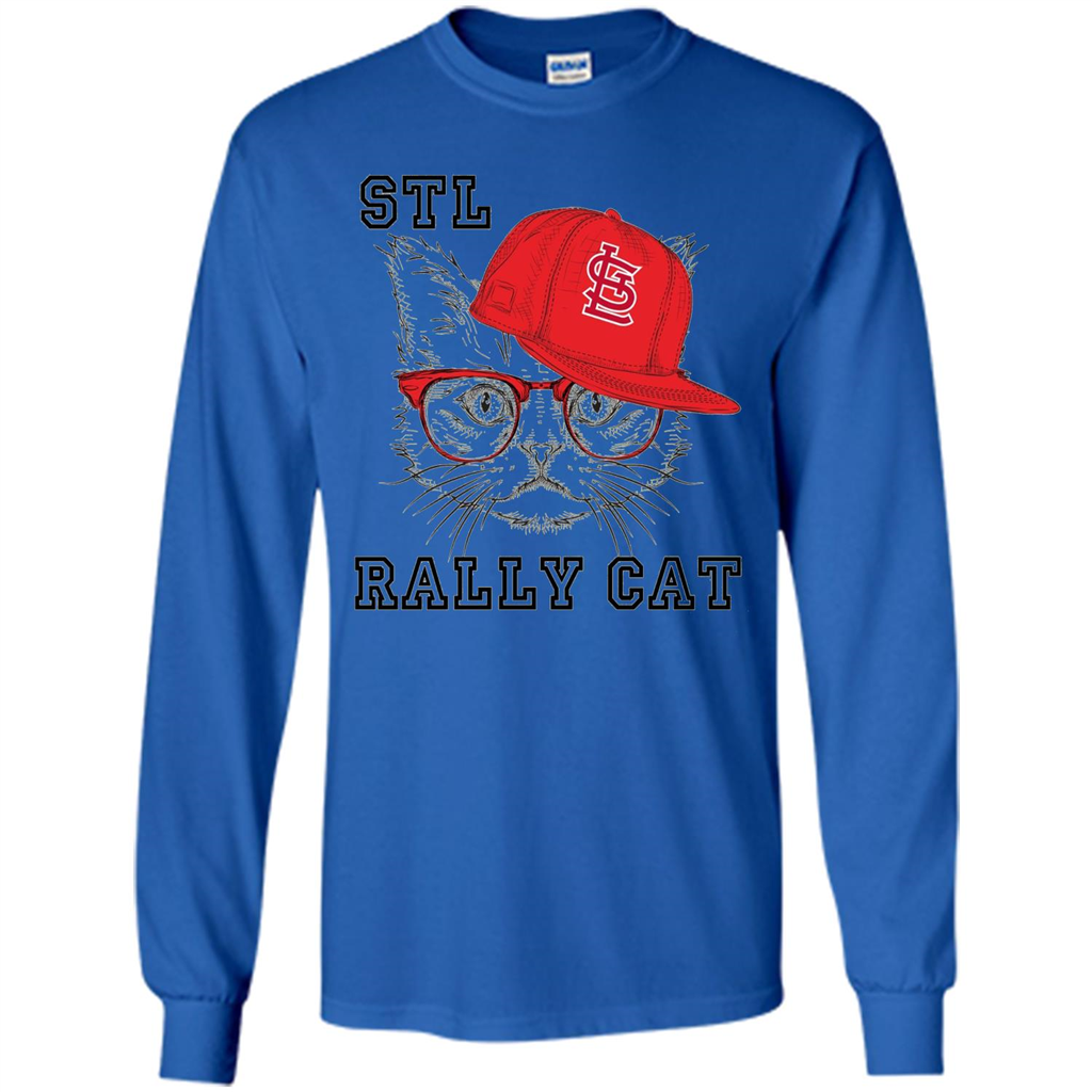 STL Rally Cat T-Shirt Saint Louis Rally Cat T-shirt Royal