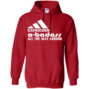 Capricorn A-Badass All The Way Around T-shirt
