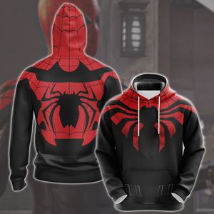 Spider-Man 2 Peter Parker Superior Suit Cosplay Video Game All Over Printed T-shirt Tank Top Zip Hoodie Pullover Hoodie Hawaiian Shirt Beach Shorts Joggers 01 Hoodie S