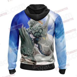 Legend of Zelda: Twilight Princess - Midna and Wolf Unisex 3D Hoodie