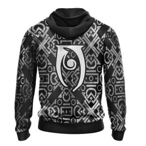 Skyrim Conjuration Symbol New Look Unisex 3D Hoodie