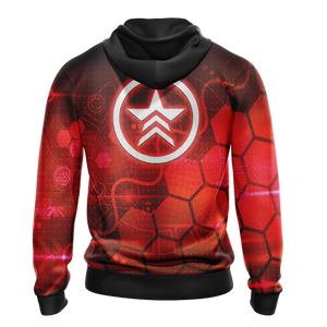 Mass Effect - Renegade Unisex 3D Hoodie