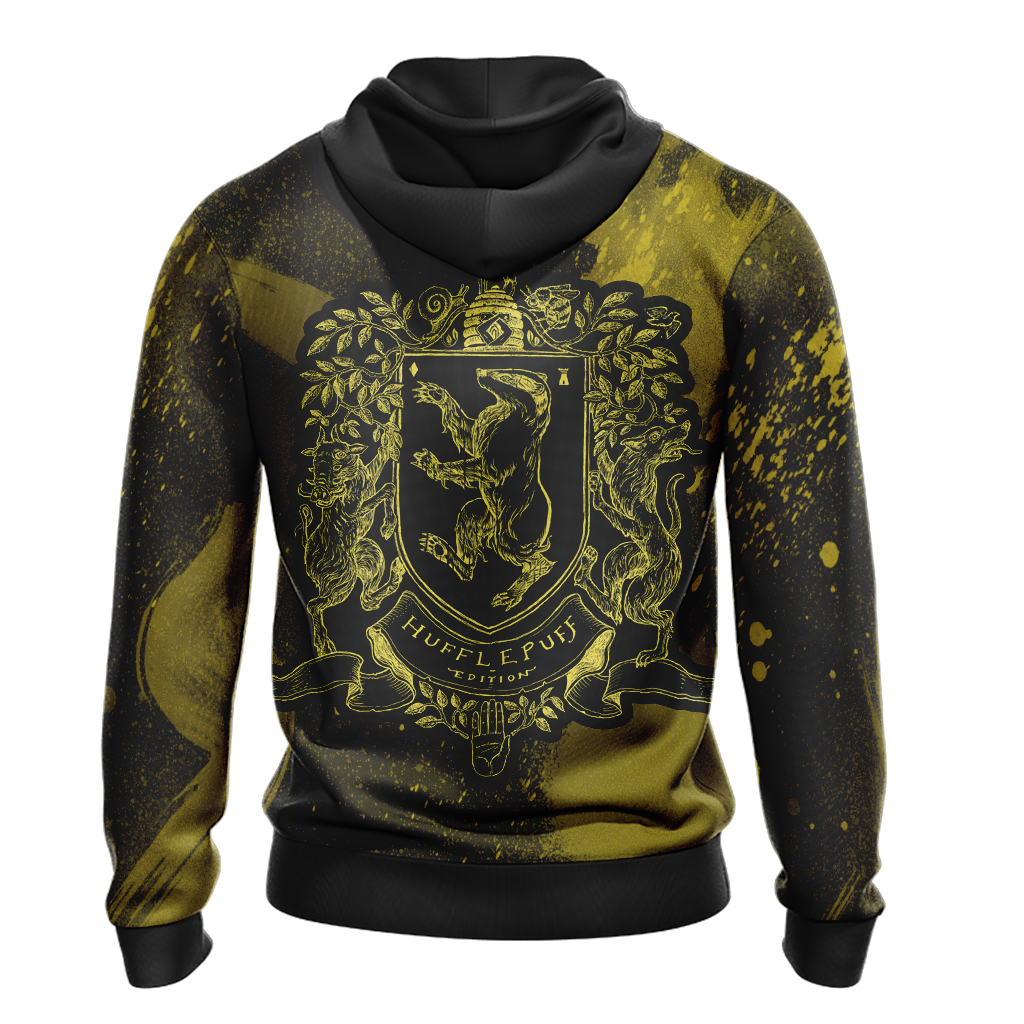 Loyal Like A Hufflepuff Harry Potter Unisex 3D Hoodie