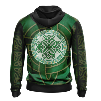 Irish Saint Patricks Day Unisex Zip Up Hoodie