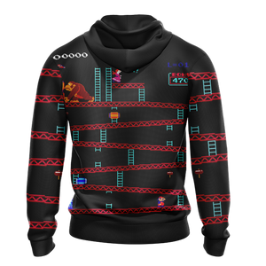 Donkey Kong New Game Unisex 3D Hoodie