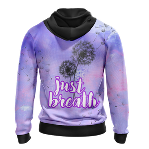 Yoga Just Breath Unisex 3D Hoodie