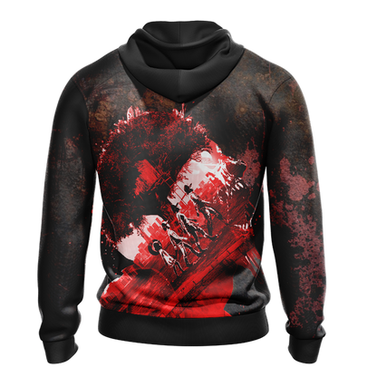 The Walking Dead - Don't Open Dead Inside New 3D Zip Up Hoodie