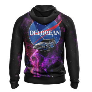 Delorean Space Unisex 3D Hoodie