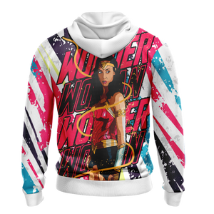 Wonder Woman New Unisex Zip Up Hoodie