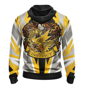 Pokemon - House Instinct Unisex 3D Hoodie