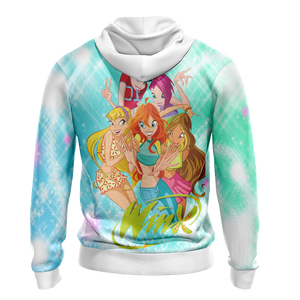 Winx Club Unisex Zip Up Hoodie