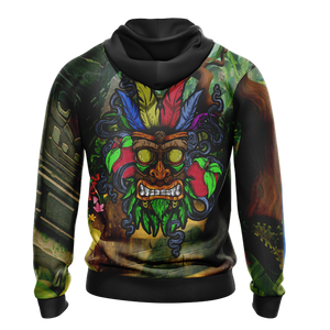 Crash Bandicoot New Style Unisex Zip Up Hoodie