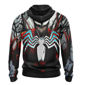 Venom New Version Unisex Zip Up Hoodie